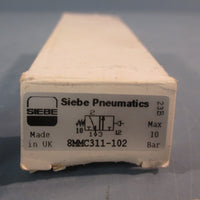 SIEBE PNEUMATICS 8MMC311-102 DOUBLE SOLENOID VALVE MAX 10 BAR