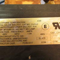 Holophane RBK400PM48C Ballast Replacement 400 Watts PM 480 Volts C5Z0J2 NIB
