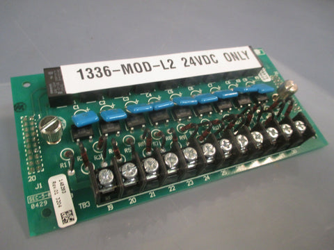 Allen Bradley Interface Board 24vdc Rev 01 1336MODL2