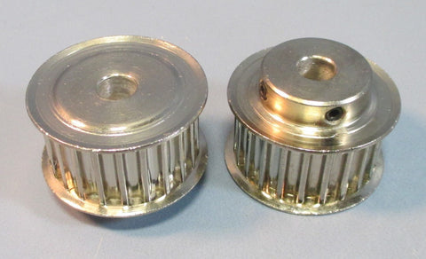 Lot 2 Dillin Engineering 038374 Flanged Timing Pulley 5mm Pitch, 22 Teeth NWOB