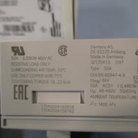 SIEMENS Semiconductor Relay 3RF20501AA44