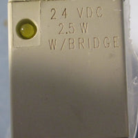 Numatics 091BA400M000061 Solenoid Valve w/ Bridge 24 VDC 2.5 W 120 PSIG Air