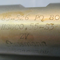 Strasmann End Mill Cutter, 85526, PQ, 80, HSSCO. 55S3, ZV, Germany