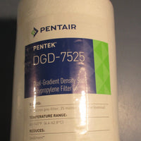 Pentair Pentek DGD 7525 Dual Gradient Polypropylene Filter Cartridge Lot of 2