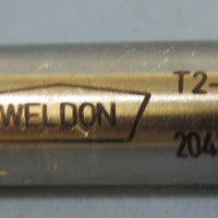 Weldon 2° Tapered End Mill: T26A2, 3/16"DIA, 3/8"SHK, 20472, 3FL, USA