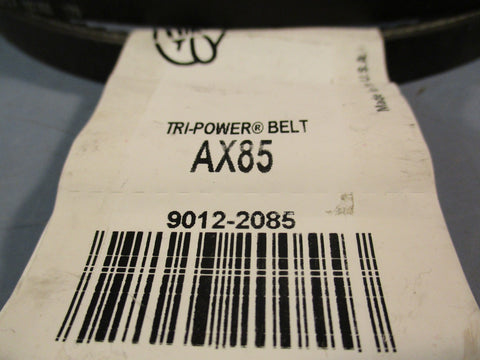 Gates TriPower Cogged VBelt AX85 90122085 1/2 Inch x 87 Inch
