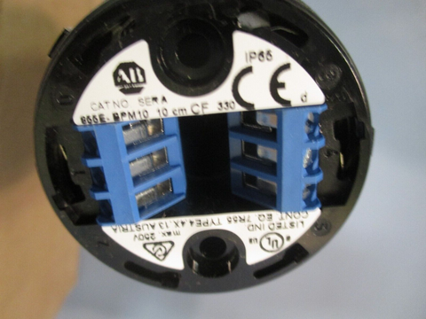 Allen Bradley 10 cm Pole Mount Base and Cap Series A 855EBPM10C