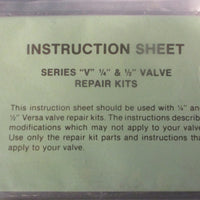 Versa Valves V4332 Pneumatic Valve Repair Kit Series V