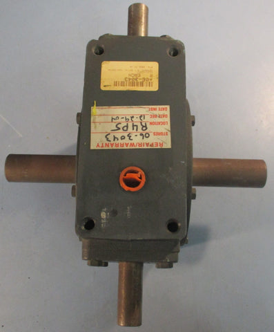 Hub City 0221-12251-806 Worm Gear Speed Reducer 5:1 Ratio Model M381