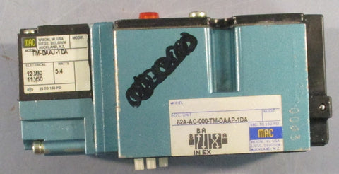 Mac Valves 82A-AC-000-TM-DAAP-1DA Pneumatic Valve Manifold 150PSI 5.4W