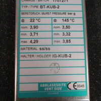 REMBE GmbH Safety + Control Diaphragm Bursting Kit BTKUB2 90518108131985
