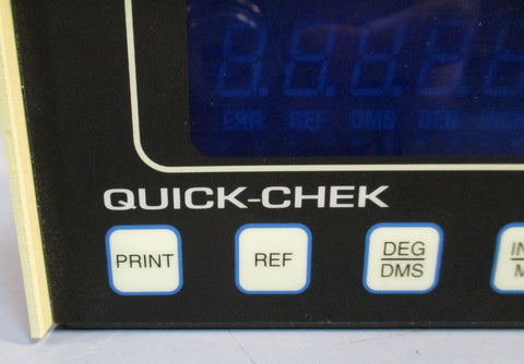 Quick Chek QC1000M-AR-NL Digital Display Readout No Power Cord Used