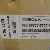 Sola DCPower Supply 120/240vac 24vdc 50/60 Hz 08300260030024