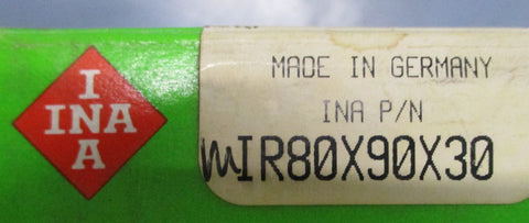 INA IR80X90X30 Needle Roller Bearing Inner Ring 80mm Bore, 90mm OD, 30mm Width