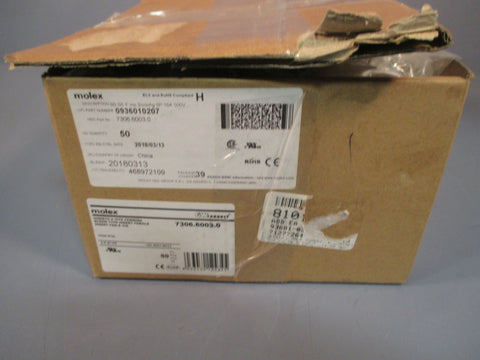 Box of 50pcs Motex Male Insert Module 7306.6003.0