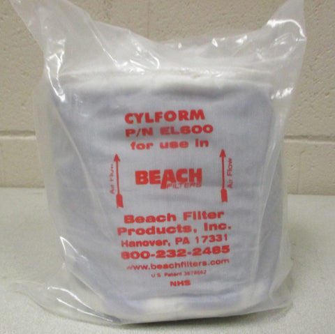 Beach Filters Cylform EL600 Dessicant Filter Element for Compressed Air Dryer