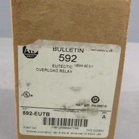 Allen Bradley 592-EUTB Series A Eutectic Overload Relay Nema SZ 0-1