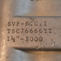 SVF Flow Controls TSC76666TT 3Way Stainless Flanged Ball Valve 1000 PSI