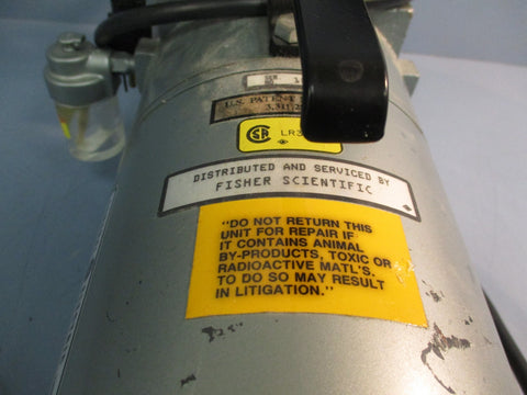 GE Vacuum Pump, 5KH36KN90GX 1/3 HP, 1725RPM, HZ60, 115V, 1 Phase