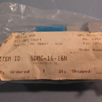 DKLOK SDMC 1616N Connector Tube Adapter/Fitting Stainless Steel