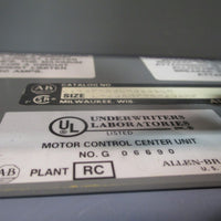 Allen Bradley Circuit Breaker Feeder 3 Pole 3 PH 60Hz Ser. K 2193FAJC3131CM