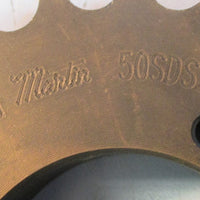 Martin 50SDS23 QD Bushing Sprocket 21/8" ID For #50 Chain w/ 23 Teeth New