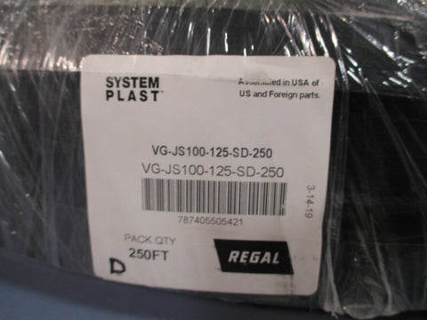 SYSTEM PLAST Flat Top Conveyor Chain Accessory/Guide 250 FT VGJS100125SD250