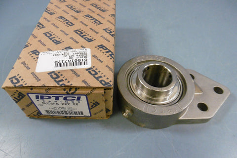 NIB IPTCI SUCSFB207 22 1-3/8” Stainless 3 Bolt Flange Bearing SFB