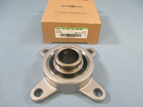 Dodge F4B-SCEZ-103-SHCR MOD 1-3/16" 4 Bolt Flange Bearing - New