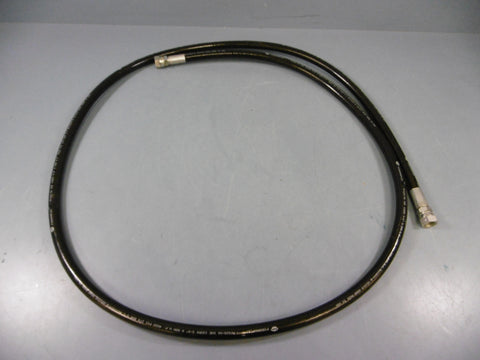 Piranhaflex - PF628-06 SAE 100RB 3/8" w/PFR-06 Hydraulic Hose NEW 7 FT LENGTH