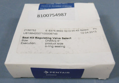 *NIB* Pentair Suedmo Seal Kit Regulating Valve Select: 2156752, DN65/2,5"