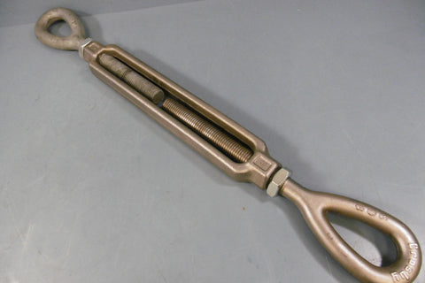 New Crosby 5DB Turnbuckle Jaw & Jaw 15/16” x 12” Galvanized