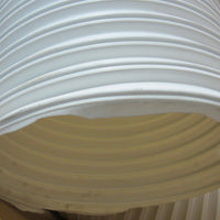 15" Flexhaust Flexadux TR T7 White 14" ID Thermoplastic Rubber Hose