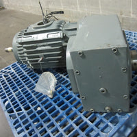 Reulan 5.5 HP Geared Motor 1800/900 RPM w/ Nord 59.66 Gearbox Refurb