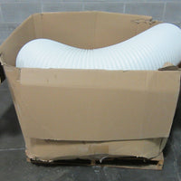 15" Flexhaust Flexadux TR T7 White 14" ID Thermoplastic Rubber Hose