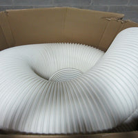 15" Flexhaust Flexadux TR T7 White 14" ID Thermoplastic Rubber Hose