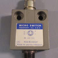 Micro Switch 914CE2-KQV 3A-250 VAC with 4 Pin Connector Used