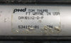 phd Tom Thumb DAVB1x2DP Pneumatic Cylinder with 5/16" Rod Dia. NOS