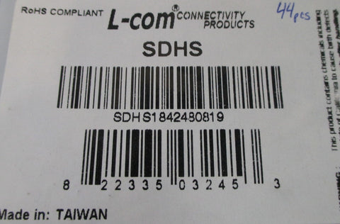 Bag of 44 LCom SDHS 440 DSub 0.195 inch Hex New Hardware Hex Standoffs FF