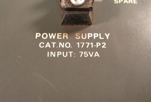 AllenBradley Bulletin 1771P2 Power Supply 120 or 220/240 VAC Series A Used