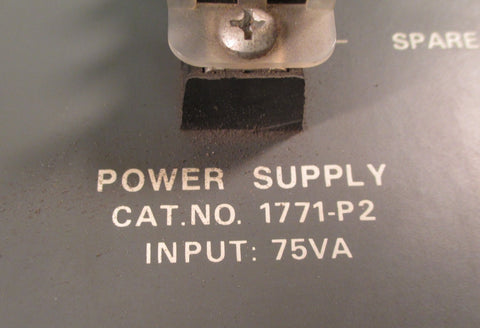 AllenBradley 1771P2 Bulletin Power Supply 120220/240 VAC Used