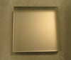 Pyrex 2" Square Flat Mirror 0.398" Thick with Unpolished Glass Backing NWOB