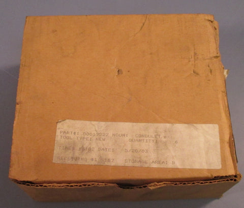 Box of 2 Cooper Conduit Outlet Body LB47 Size 11/4", Volume 18.5 Cubic Inch New