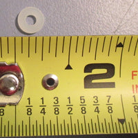 Bag of 1000+ Nylon Washers 0.119In ID, 0.282In OD, 0.052In Width