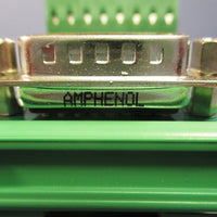 Amphenol P27049 Terminal Block, 15 Pin, DIN Rail, DSub Connector