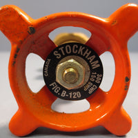 Stockham Bronze Globe Valve Model B120 150 SWP 300 CWP 3/8" NPT NWOB