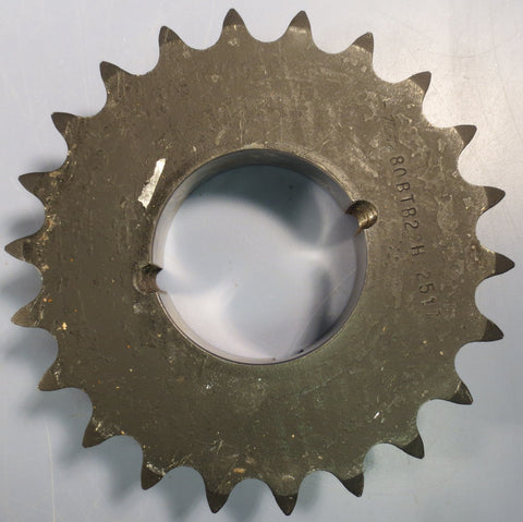 Martin Single Row Hub Sprocket Model 80BTB22H 2517 31/8" Bore 22 Teeth