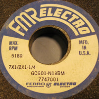 FMR GC601N13BM Electro Surface Grinding Wheel 5180 max RPM 7" x 1/2" x 1 1/4"