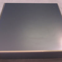 Pyrex 2" Square Flat Mirror 0.398" Thick with Unpolished Glass Backing NWOB