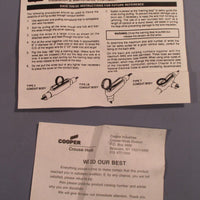 Box of 2 Cooper Conduit Outlet Body LB47 Size 1-1/4", Volume 18.5 Cubic Inch New